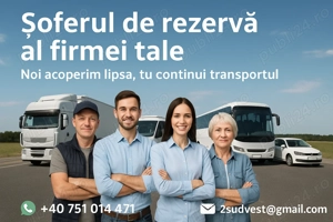 Sofer transport persoane cat.D