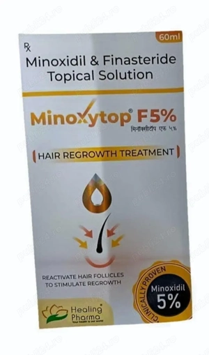 Minoxytop F 5%, soluție creșterea părului cu minoxidil și finasteridă 
