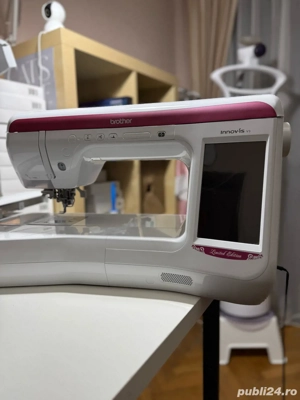 Mașină de brodat Brother Innovis V3   Ca nouă, folosită doar pentru probă