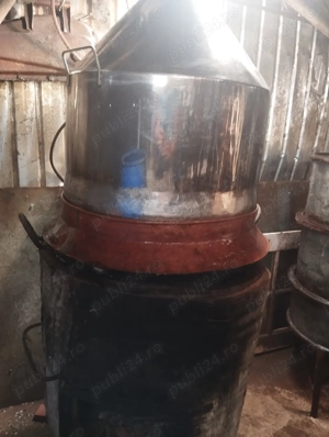 Cazan țuică capacul inox alimentar  - imagine 2