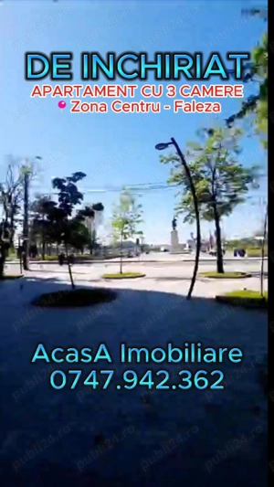 Apartament 3 camere Centru mobilat si utilat