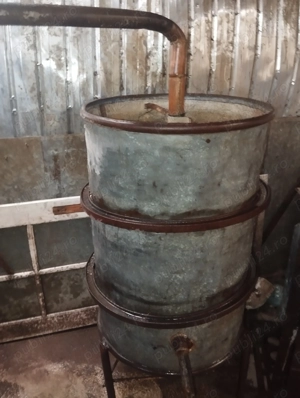 Cazan țuică capacul inox alimentar  - imagine 8