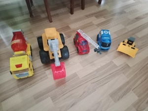 Jucarii copii 2-6 ani, betoniera, tobe, politie, pompieri - imagine 2