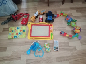 Jucarii copii 2-6 ani, betoniera, tobe, politie, pompieri