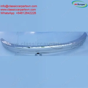 VW Beetle year (1968-1974) bumpers by stainless steel new A set of front and rear bumpers, bolts and - imagine 4