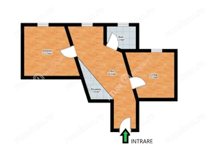 Apartament cu 2 camere decomandate zona ultracentrala din Sibiu - imagine 10