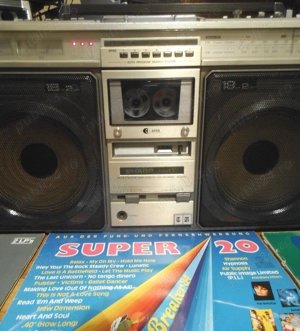 RADIO CASETOFON SHARP GF-505ST la 230V Stereo Radio Cassette Recorder - imagine 2