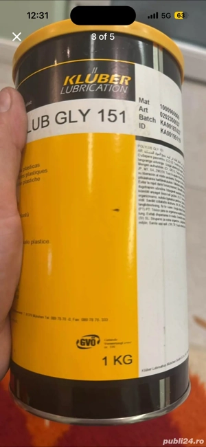 Unsoare lubrifianta pt materiale plastice - imagine 4