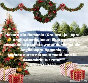 transport persoane Anglia Romania 
