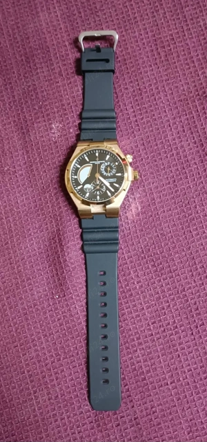 curea ceas Constantin Vacheron, neagra, din silicon. 