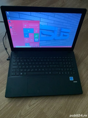 Laptop Asus display 15,6 led,Windows 10 Pro,4gb ram ddr3,320gb memorie functional cu incarcator se d - imagine 3