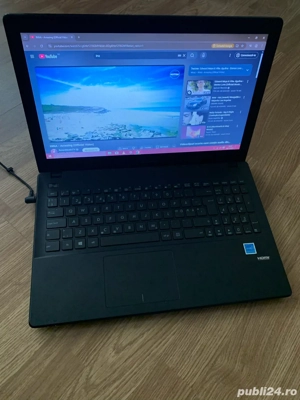 Laptop Asus display 15,6 led,Windows 10 Pro,4gb ram ddr3,320gb memorie functional cu incarcator se d - imagine 4