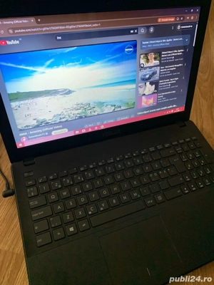 Laptop Asus display 15,6 led,Windows 10 Pro,4gb ram ddr3,320gb memorie functional cu incarcator se d