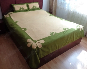 set pat unicat (cuvertura + perne decorative)