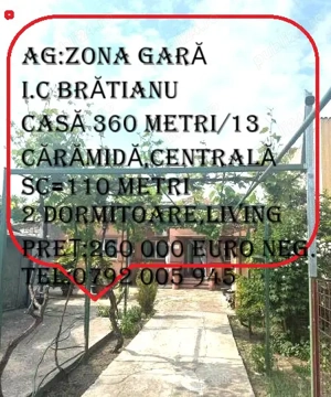 GARĂ- brătianu..casă cărămidă - imagine 7