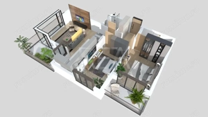 3 camere 94,80 mp Ultracentral - Mosilor la 8 min Metrou - imagine 3