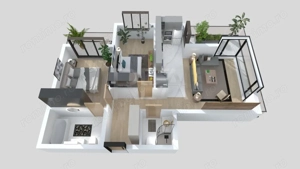 3 camere 94,80 mp Ultracentral - Mosilor la 8 min Metrou