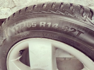 Set jante originale Renault Clio 2003 cu anvelope Kumho 2024 AllSeason - imagine 5