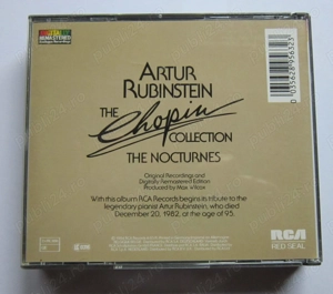 cadou rar Rubinstein Chopin Collection The Nocturnes made in Japan1984 - imagine 5