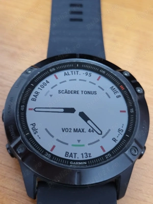 Garmin Fenix 6X Pro , 51 mm , display impecabil , urme fine de uzura