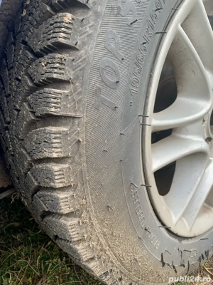 Vind 4 anvelope 195/15 cu genti de aluminiu  - imagine 2