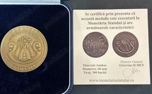 medalie comemorativă a Corului Madrigal + CD-uri colinde Madrigal - imagine 2
