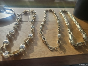 vand 3 lant aur 14k (585) 365 lei  gr 65.27gr 34.44gr 30.90 gr