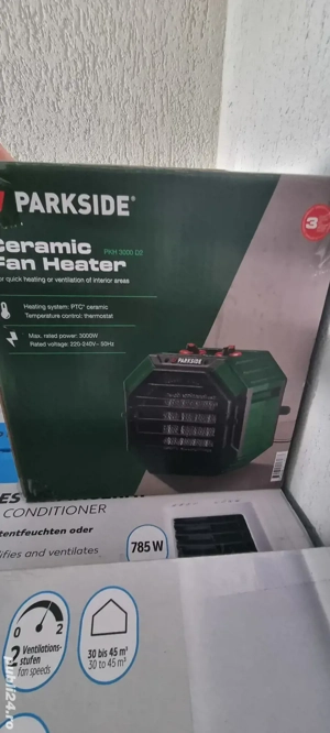 Aeroterma ceramica Parkside