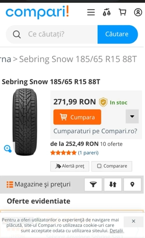 Anvelope Iarna 195 65 R15