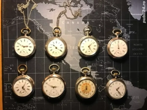 Vând 8 bucăți ceas de buzunar din argint