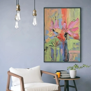 Primăvară, Acrilic, panza 50 70 cm