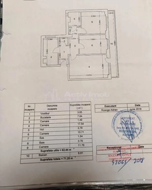 Vanzare 3 camere decomandat - 2 gr sanitare - Drumul Taberei - Metrou Raul Doamnei - 119500E - imagine 3