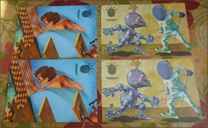 4 cărți poștale - UNIVERSIADA Bucuresti 1981