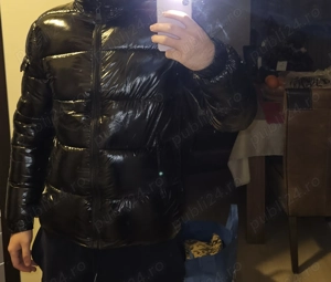 Geaca puffer lucioasa barbati 