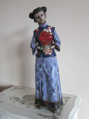 cadou rar Dansatoare Dai vintage handmade China 1980