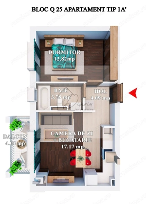 2 CAMERE COSMOPOLIS I PARCARE INCLUSA I BLOC 2025 I PROPRIETAR I com0% - imagine 4