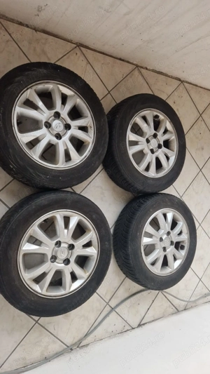 Roți complete Hyundai R15 – Jante Originale cu Anvelope 185/65 R15: - imagine 7