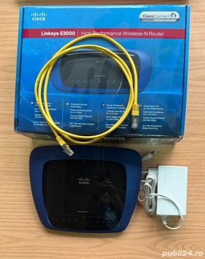 Router de marca Linksys Cisco E 3000 - imagine 3