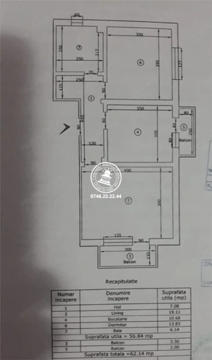 Apartament 2 camere  de vanzare  CUG - imagine 11
