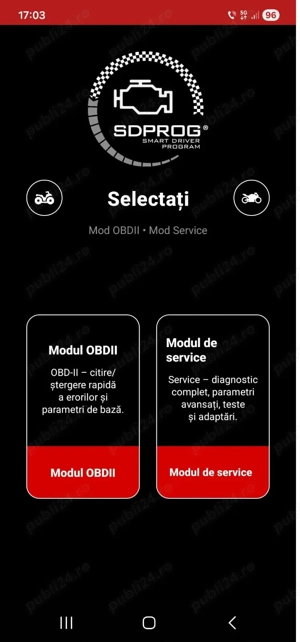 Pachet complet tester  auto moto ATV iCar si program SDProg diagnoza - imagine 10