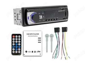 NOU Player auto USB MP3 cu Hands Free Telefon Bluetooth Receiver SD (Microfon radio CD)  - imagine 3