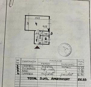 Garsonieră decomandată, Mihalache, parter, bloc reabilitat - imagine 7