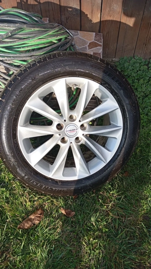 Cauciucuri de iarna Michelin  245/50 R 18 cu genti Borbet - imagine 2