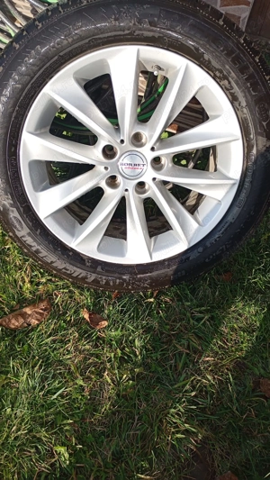 Cauciucuri de iarna Michelin  245/50 R 18 cu genti Borbet - imagine 5