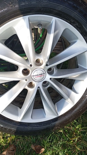 Cauciucuri de iarna Michelin  245/50 R 18 cu genti Borbet - imagine 3