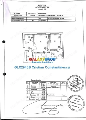 Apartament 2 camere , decomandat, Amurgului , Popesti Leordeni - imagine 13