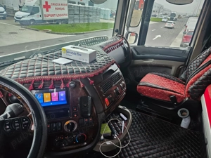 Vand tir DAF XF 105 460 Mega si remorca Schmitz 