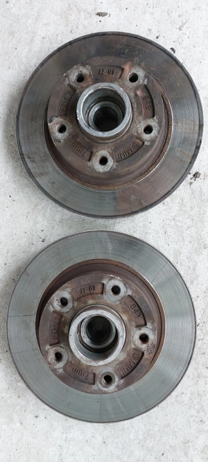 Vând discuri frână spate  cu rulmenți și senzori Renault Megane 