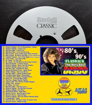 Vand Banda rola metal 26,5 cm pt. magnetofon cutie din carton contin muzica