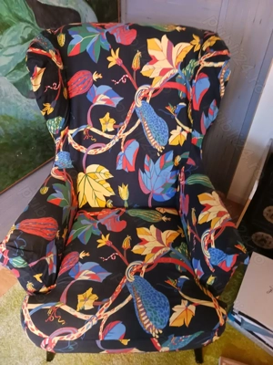 Fotoliu Stare Excelenta, Husa Detasabila, Elegant Versatil Tropic Vintage Clasic Modern